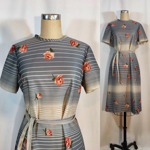 Vintage 60s Rose Dress