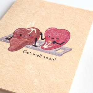 Get Well Soon | Cute Sympathy Card, Punny Cheer Up Card, Mental Health Awareness