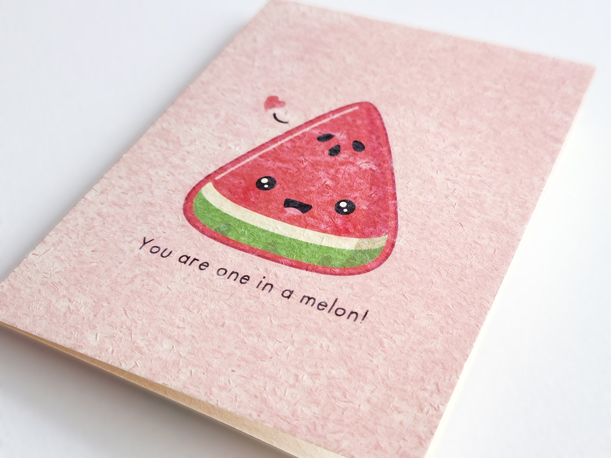 One in A Melon, Watermelon Birthday Greeting Card One in A Melon, Watermelon Birthday Greeting Card