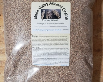 Emmer Wheat Berries, Ancient Grain, 15 lb