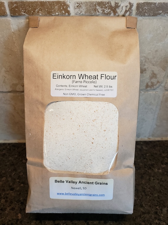 Einkorn Whole Wheat Flour, 2 lb, Certified Organic