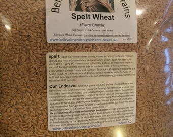 Spelt Wheat - Farro Grande Ancient Grain, 15 lb