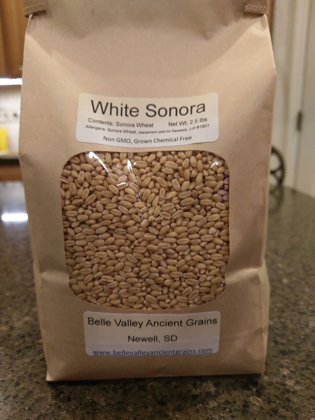 White Sonora Wheat Berries, 2.5 Lb, Certified Organic Etsy