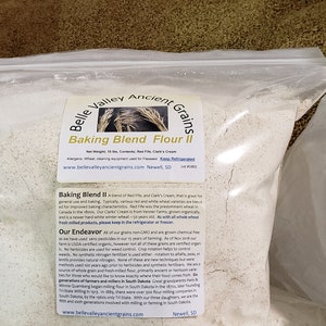 Baking Blend II Whole Wheat Flour, 10 lb, Certified Organic