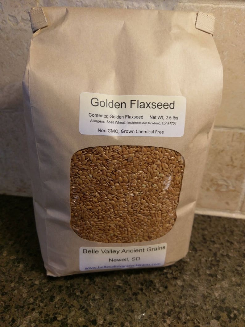 Golden Flaxseed 2.5 lb image 1