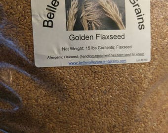 Golden Flaxseed 15 lb