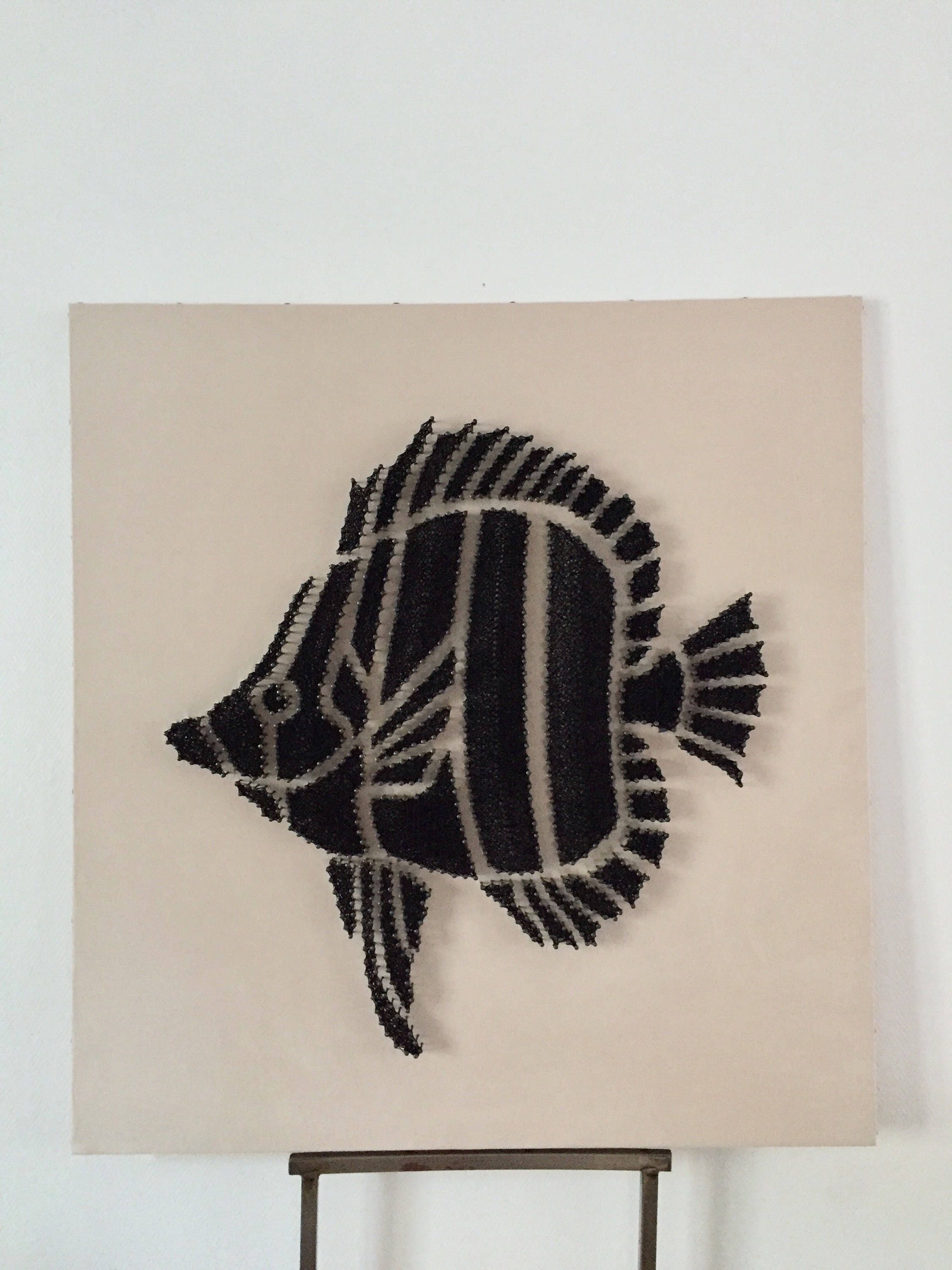 Poisson Tropical String Art en Daim