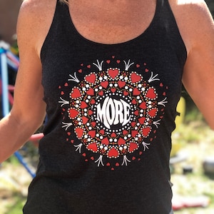 Women&#39;s Phish MORE love and light racerback tank top