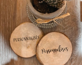 Rustic Coasters - Personalized