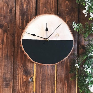 Rustic Wall Clock Slate image 3