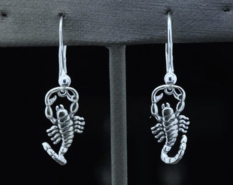 Orecchini Scorpione In Argento: Gioielli Zodiacali In Peltro - Foto 12