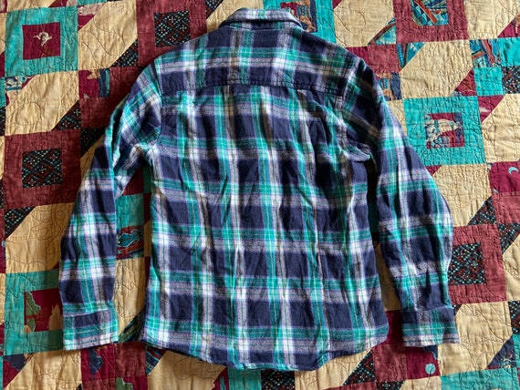 Plaid Flannel Women’s Vintage Flannel Shirt Size … - image 9