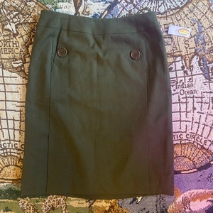 Grüner Wollrock Talbots Petites Größe 4 Rock Vintage Rock Damen Größe 4 Petite Knielanger Wollrock Vintage Grüner Knielanger Rock