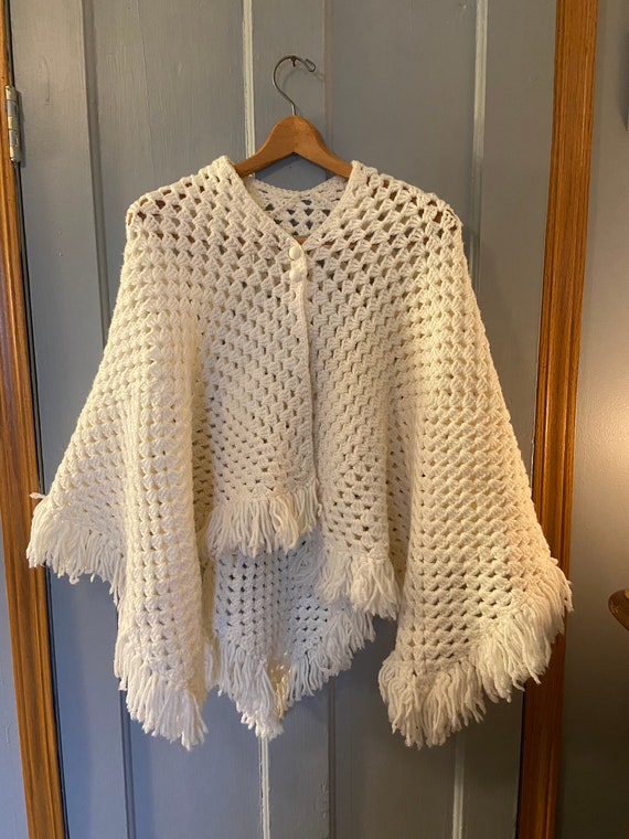 White Crochet Shall Women’s Vintage Shall Vintage 