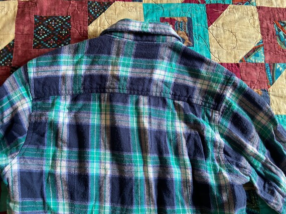 Plaid Flannel Women’s Vintage Flannel Shirt Size … - image 10