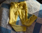 Yellow Tommy Jeans Tommy Hilfiger Skinny Jeans Size Two Vintage Jeans Size Two Women s Tommy Hilfiger Jeans Bright Yellow Denim Size 2