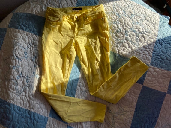Yellow Tommy Jeans Tommy Hilfiger Skinny Jeans Si… - image 1