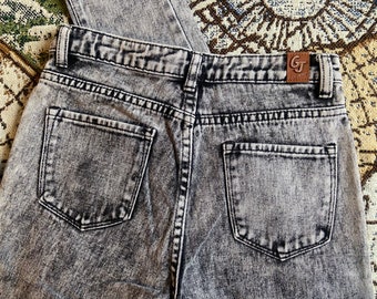 80s 90s Grunge Jeans Women's Vintage Denim Size Acid Wash Jeans