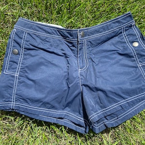 Women’s Nautica Shorts Size Small Women’s Vintage Swim Shorts Navy Blue Board Shorts Size Small Vintage Nautica Swim Bottoms Size Small