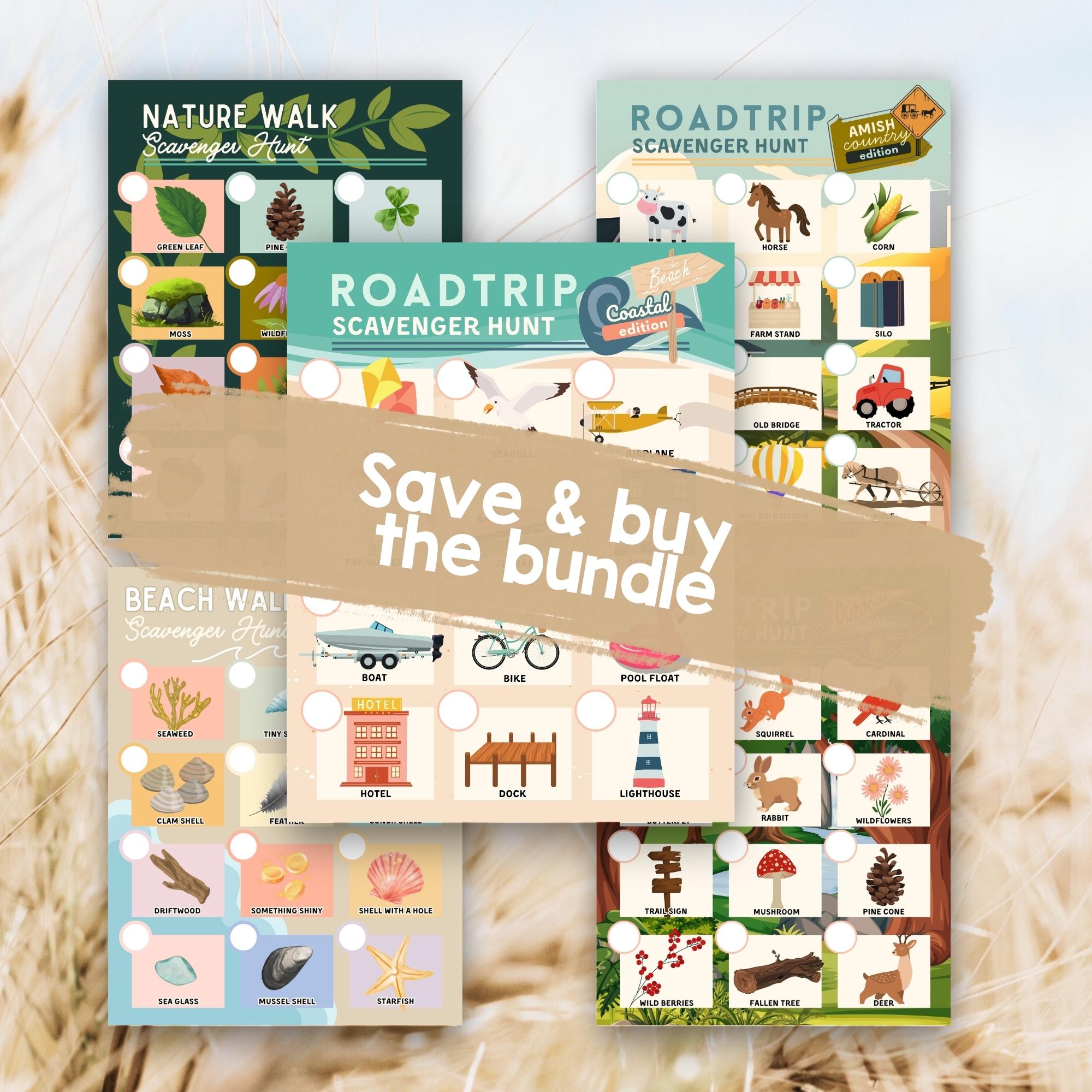 Amish Country Scavenger Hunt: Kids Road Trip Game (digital Download PDF ...