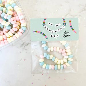 Personalized Birthday Era Favor Kit: Stickers & Bags - Party Favors