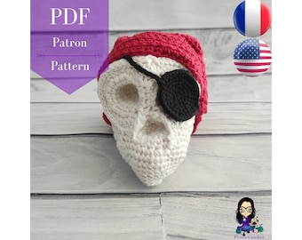 Pattern PDF crochet - Skull