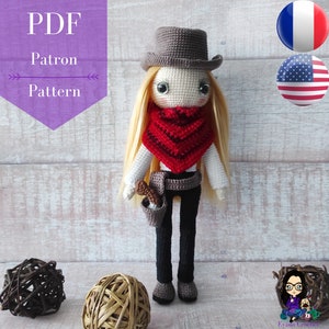 Pattern PDF crochet doll - Sally