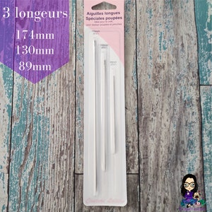 Long special doll needles