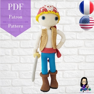 Crochet pattern PDF Tom image 1