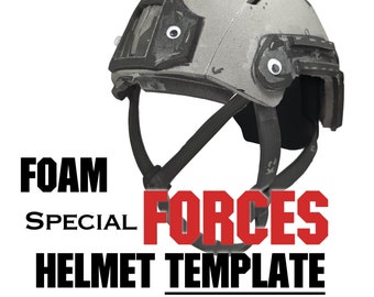 Cosplay Foam Special Forces Helmet - DIGITAL TEMPLATE
