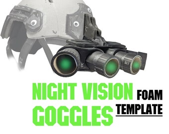 Quad Foam Night Vision Goggles - DIGITAL TEMPLATE