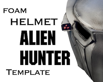 Alien Hunter Cosplay Mask - The Falconer - DIGITAL TEMPLATE