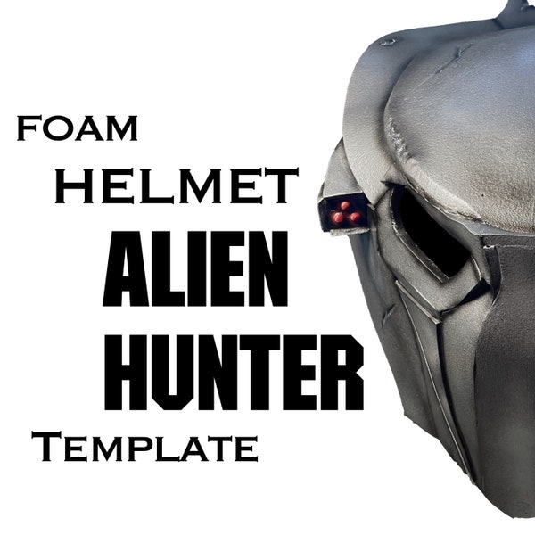 Alien Hunter Cosplay Mask - The Falconer - DIGITAL TEMPLATE