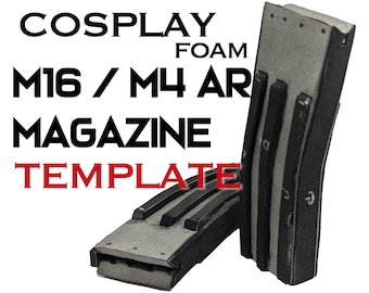 Foam Cosplay M16/M4 AR Magazine - DIGITAL TEMPLATE