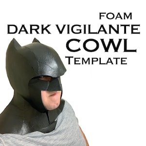 Dark Vigilante Cosplay Cowl/Helmet - DIGITAL TEMPLATE