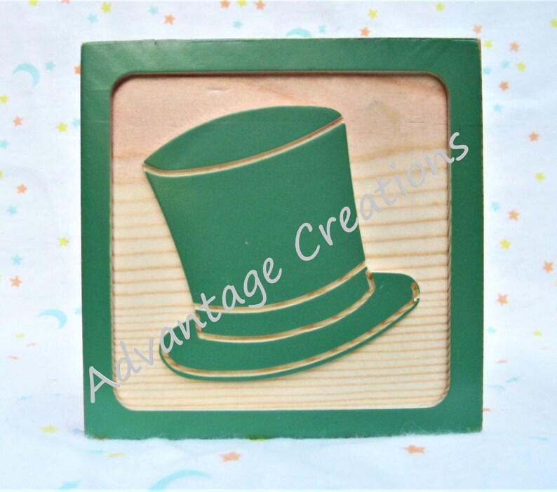 Great baby gift wedding keepsake for newborn Hat: 4 alphabet picture frame wood block Available A or other special occasions Z.