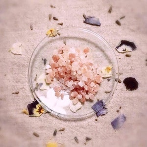 Medium grain pink Himalayan salt, food grade, DIY spa supplies, self care