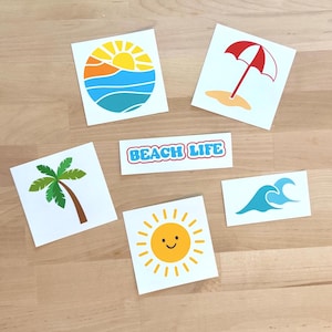 Beach Life Sticker Pack