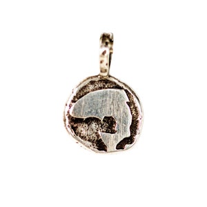 Silver Jumping Trout Coin Charm (Charm Only)
