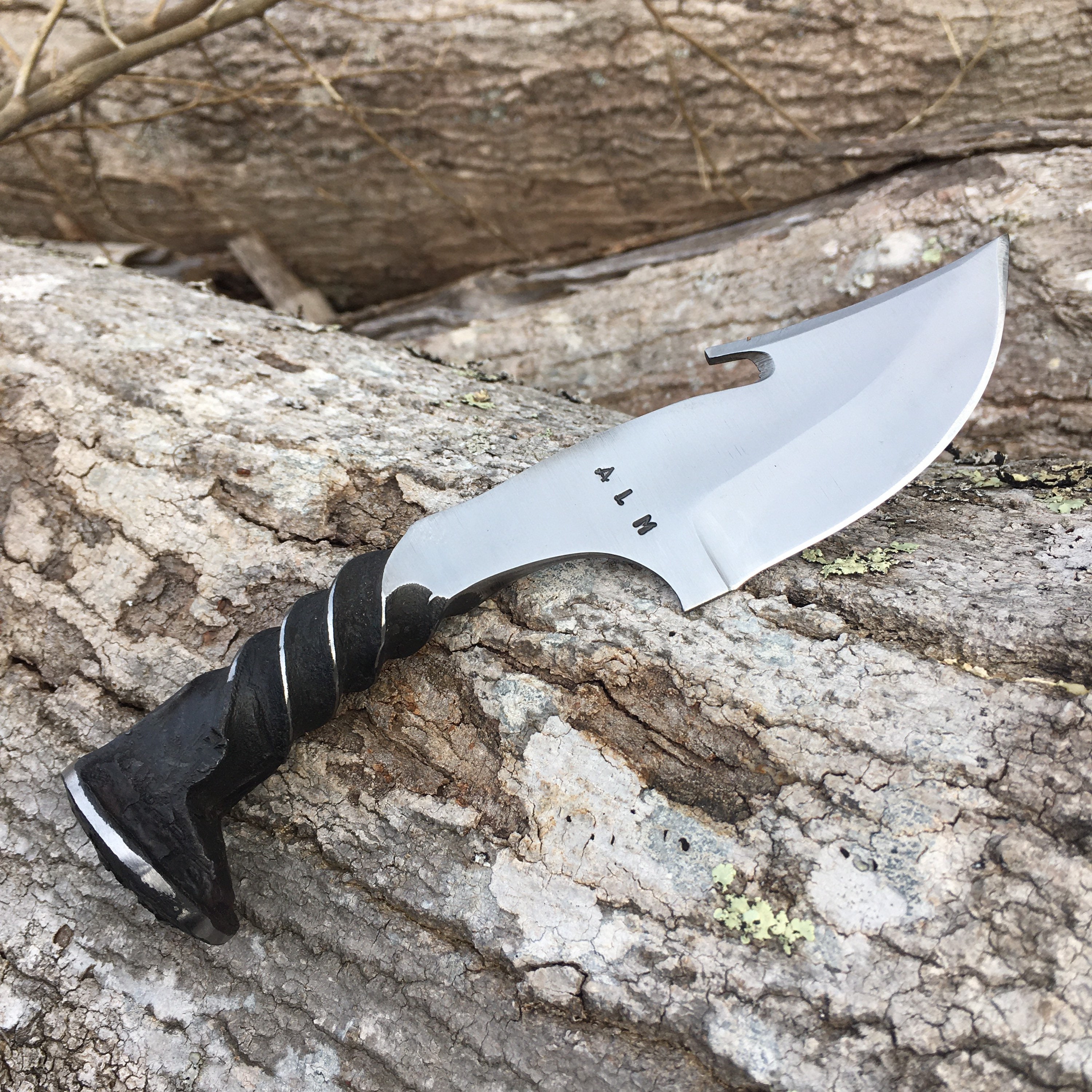 Gut Hook Railroad Spike Knife - Etsy Norway