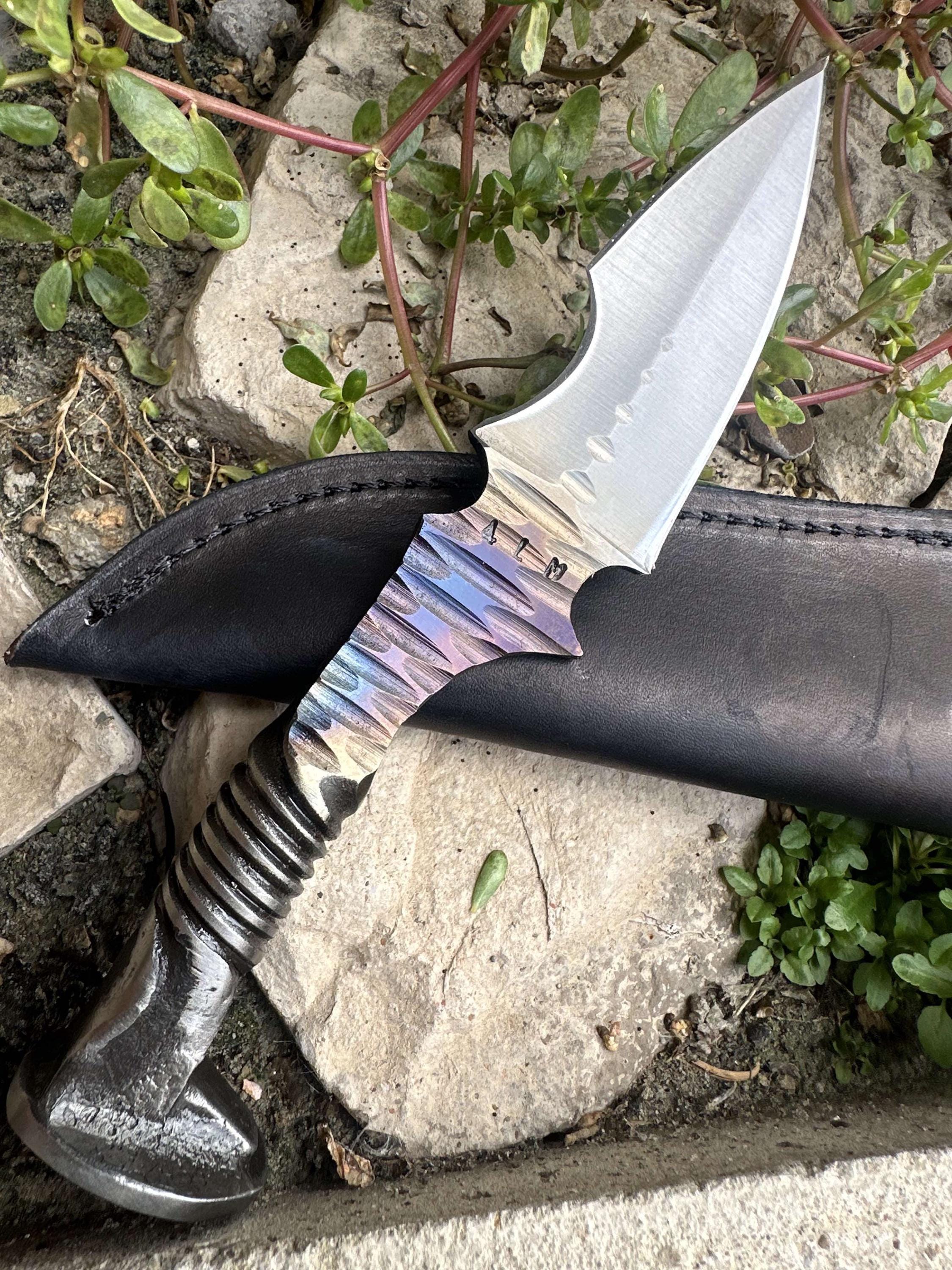 Andy Alm Triceratops Railroad Spike Knife - Etsy