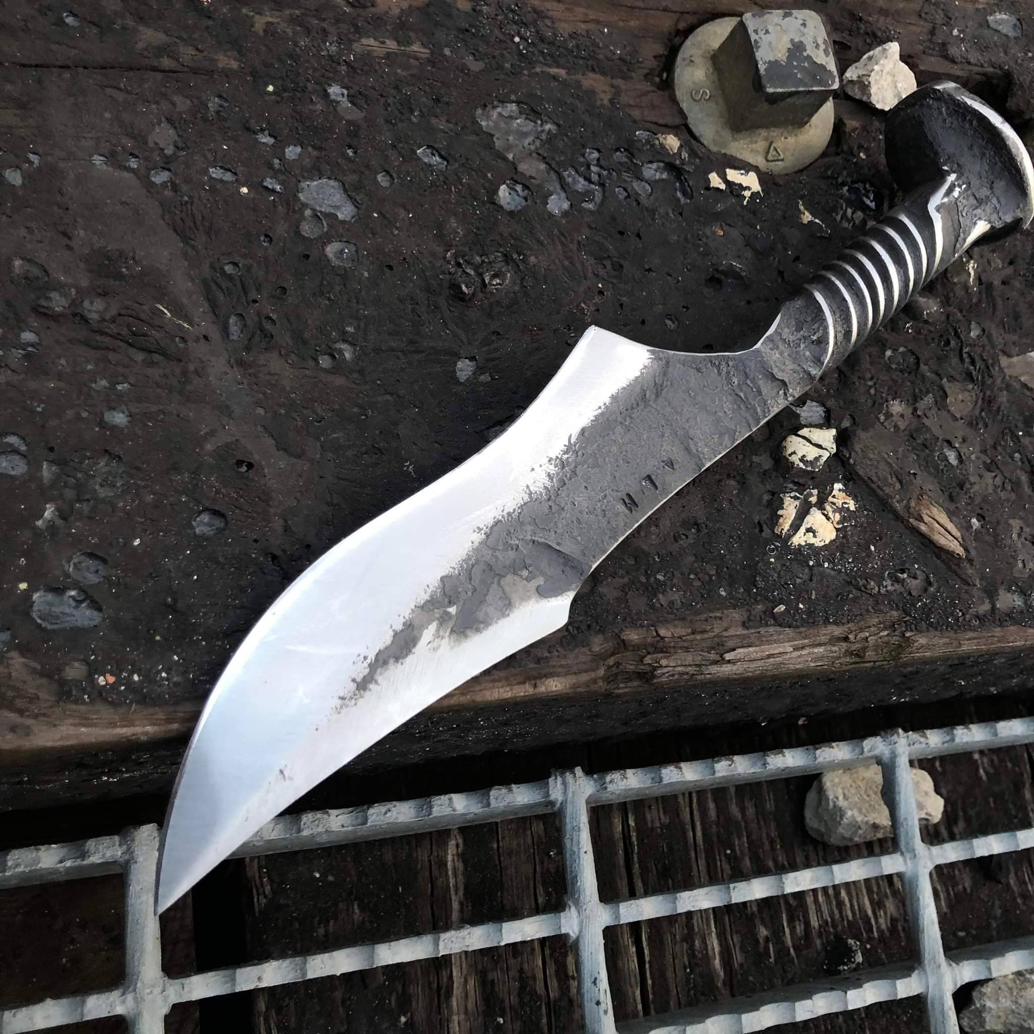 Andy Alm Harpoon Railroad Spike Knife - Etsy