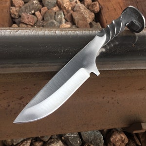 Drop Point Railroad Spike Knife image 4