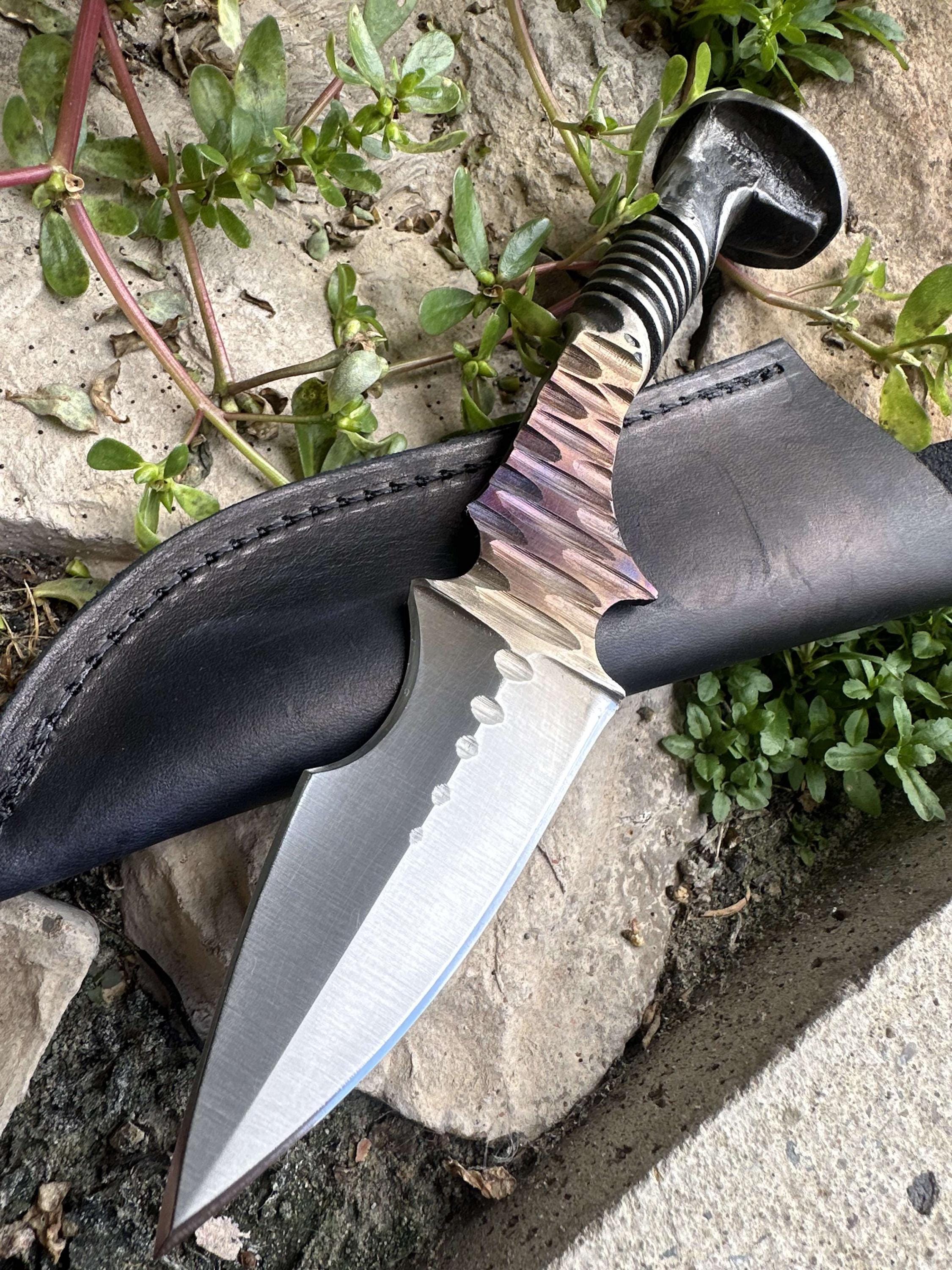 Andy Alm Triceratops Railroad Spike Knife - Etsy