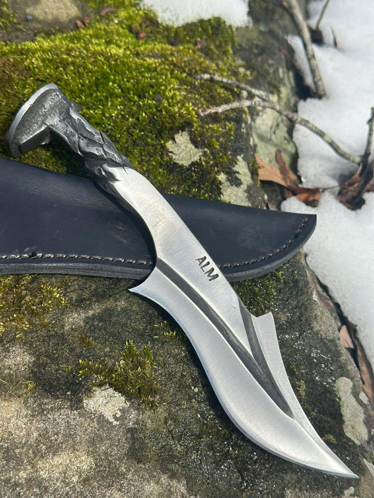ARTEMIS（アルテミス）韓国製ハイパーナイフ高周波 Andy Alm Pineapple Harpoon Railroad Spike Knife - Etsy