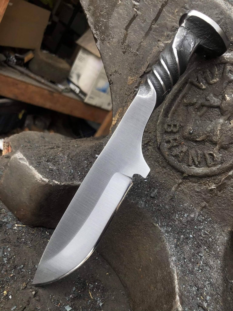 Drop Point Railroad Spike Knife image 2