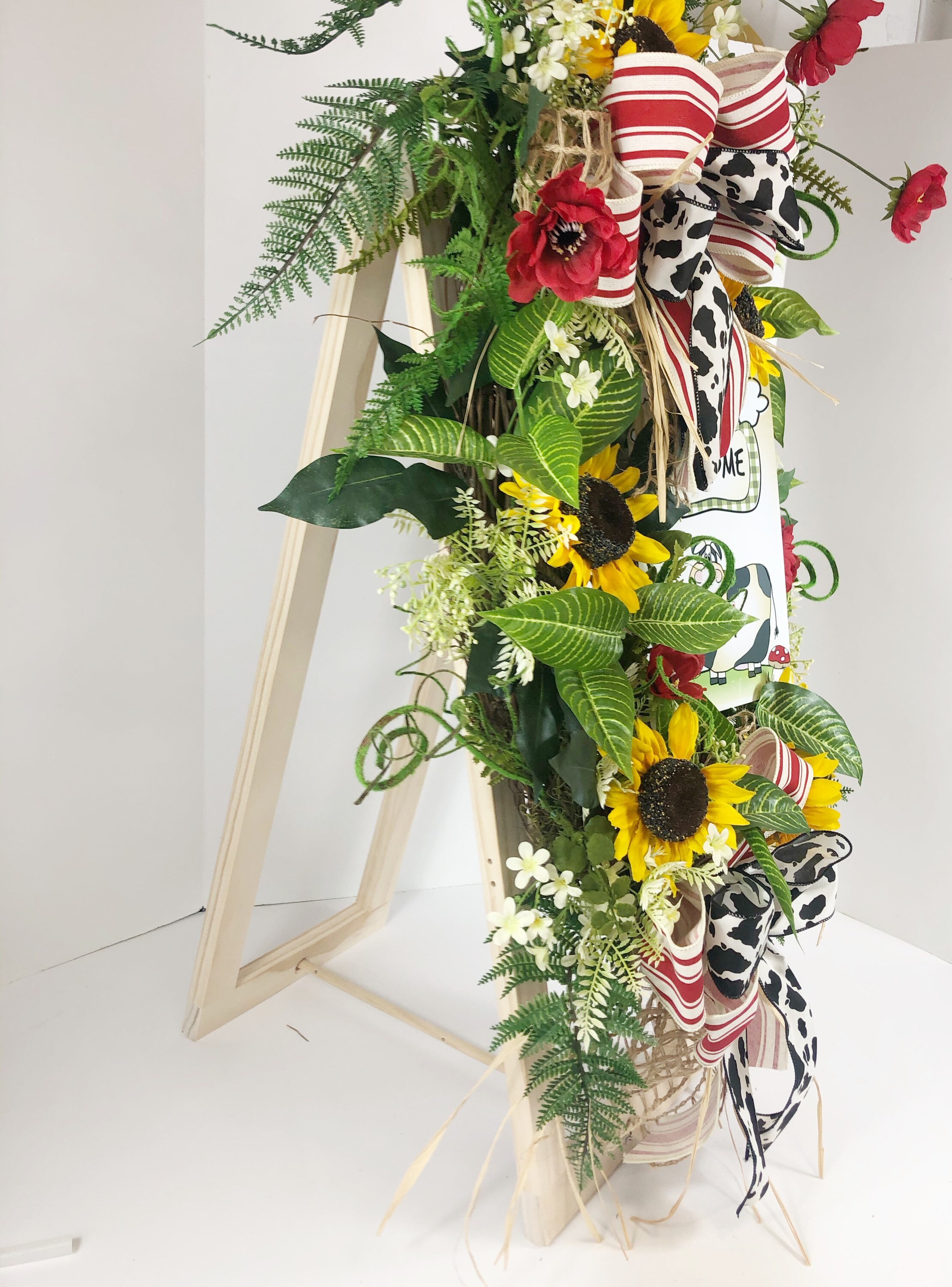 Wreath stand wreath easel crafting easel table top easel Etsy