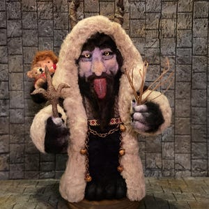Wool felted Krampus