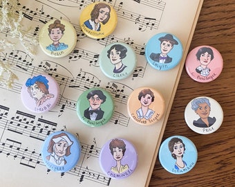 Musician Gift Piano Teacher Cute Piano Mini 1 Pins Buttons Music Incentive