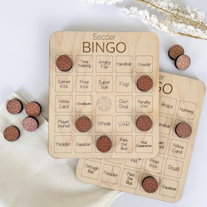 Juego de bingo de fútbol: juego de fútbol, aficionado al fútbol, liga de fútbol, FIFA